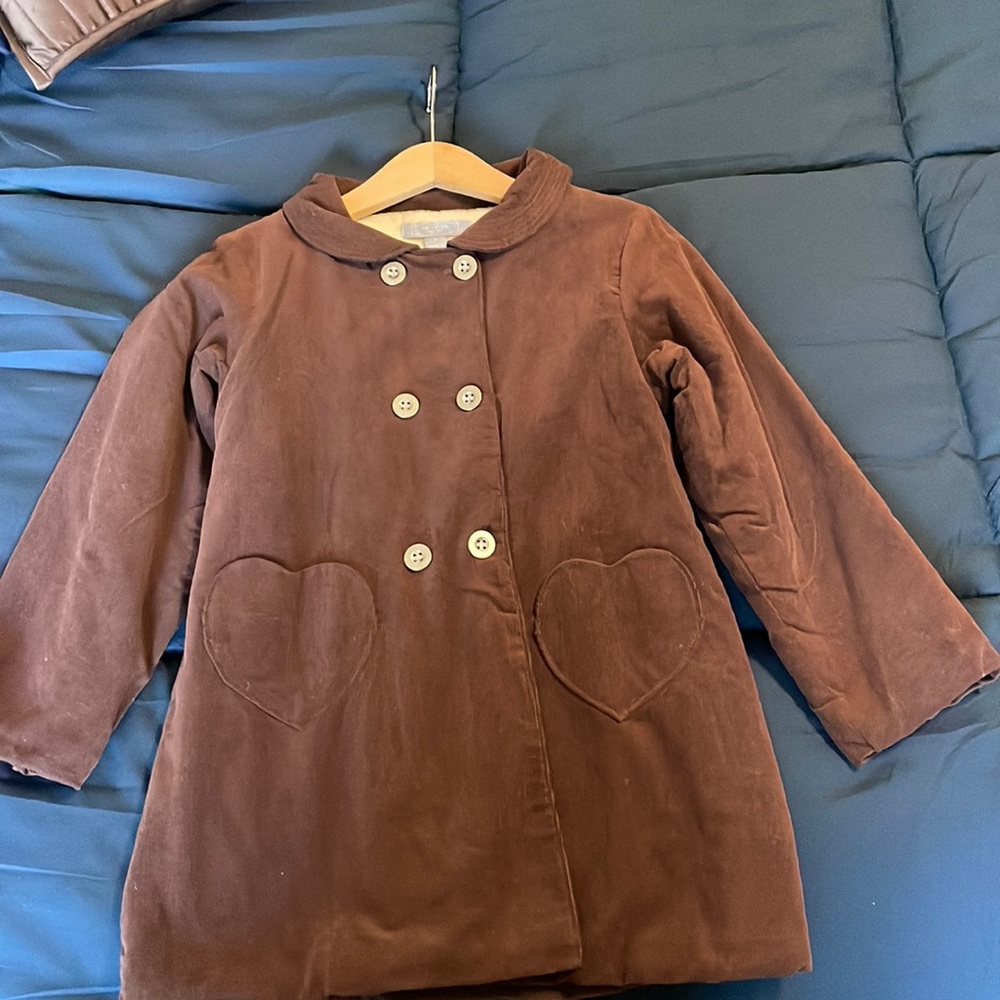 Lucy Sykes kids size 6 Brown Corduroy jacket